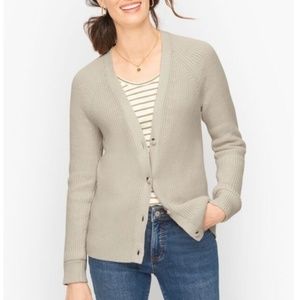 LAST CHANCE || Talbots Shaker Stitch Cardigan